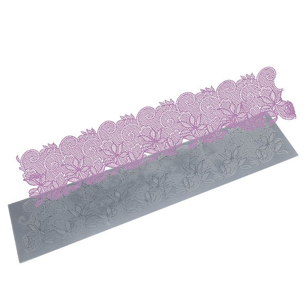 Molde de  Silicone 686 - Renda Arabesco Fronck Howiak