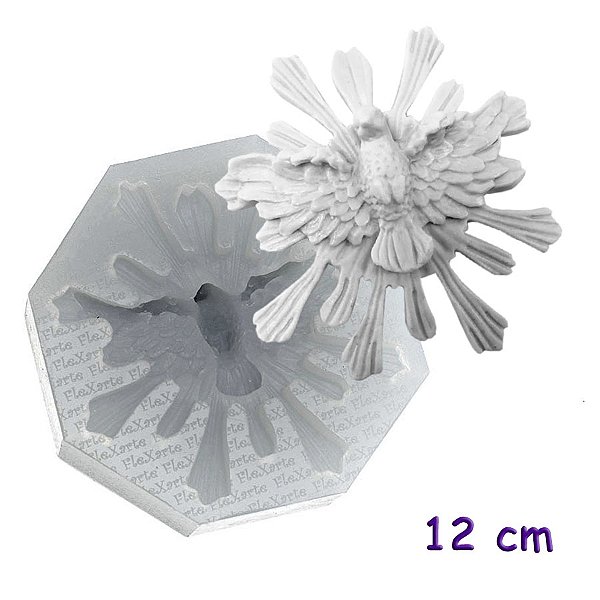 Molde de  Silicone 708 - Espírito Santo Gigante Plus 3D  - 12 cm