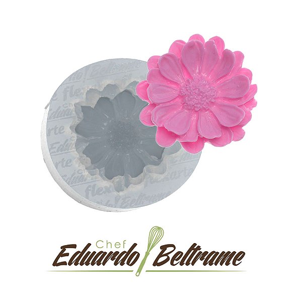 Molde de  Silicone 751 - Flor Margarida Flossie - EB