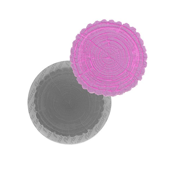 Molde de  Silicone 860 - Tronco de Madeira ou Galho de Árvore Md 6,5cm