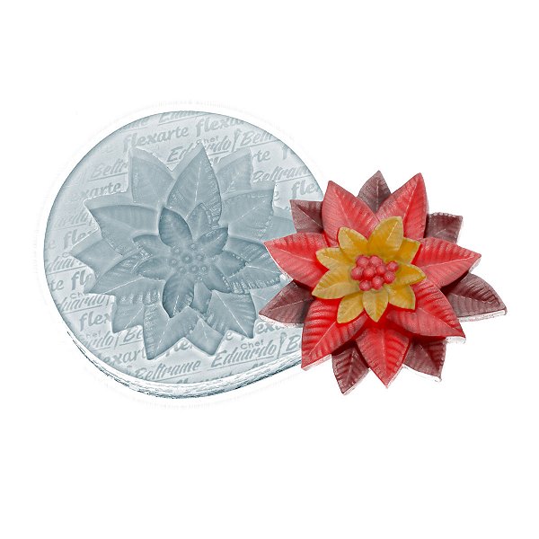 Molde de  Silicone 912 - Flor Lavonne Exótica - EB 5cm