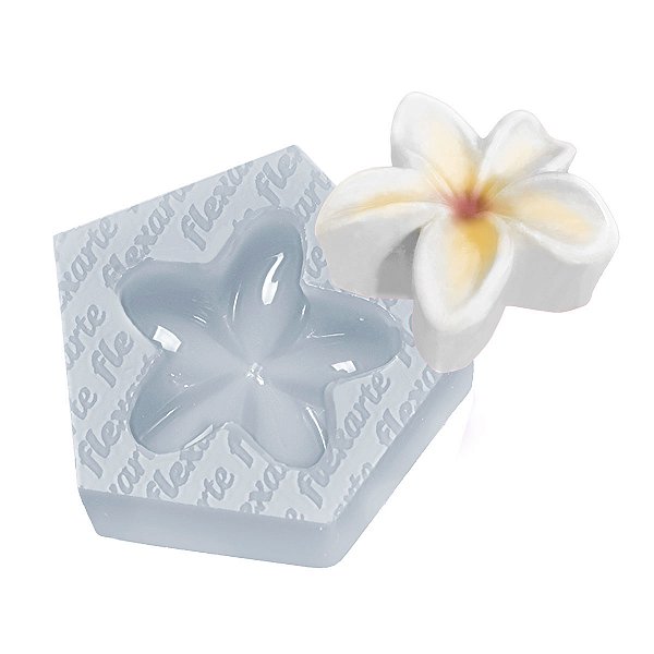 Molde de Silicone 1000 - Flor de Jasmim 3,7cm - Flexarte