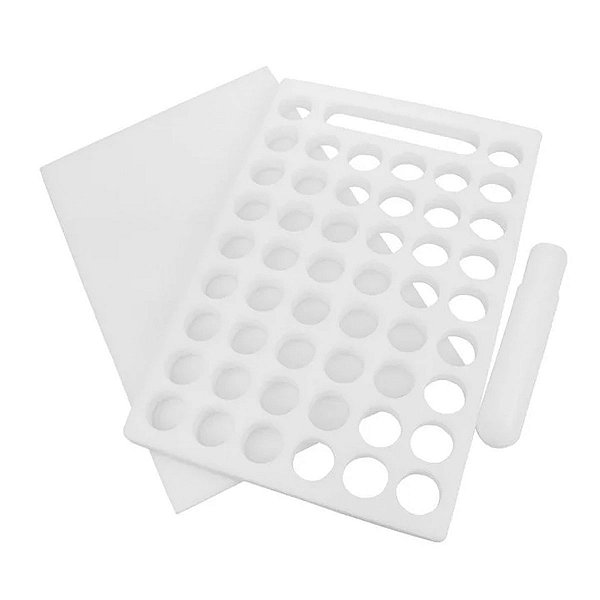 Placa Porcionadora - 50 furos - 10 gramas