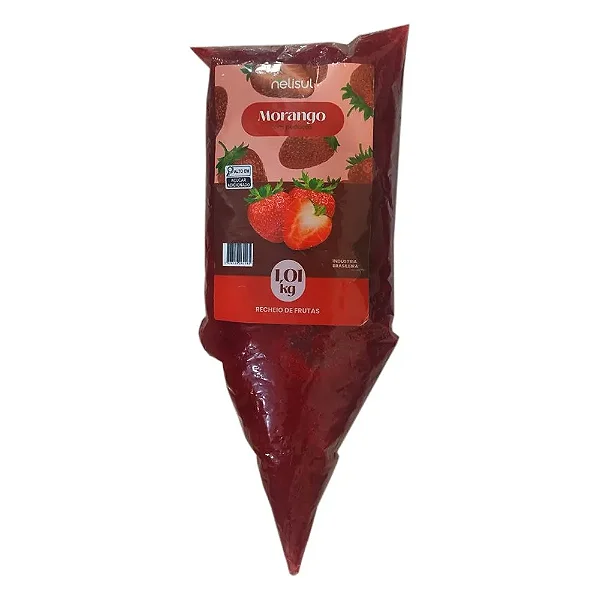 Recheio de Morango Bisnaga 1,010kg