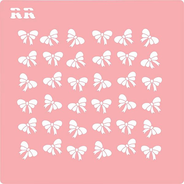 Stencil Biscoito Lacinho