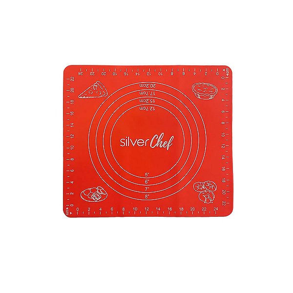 Tapete De Silicone 26Cm X 29Cm - Silver Chef