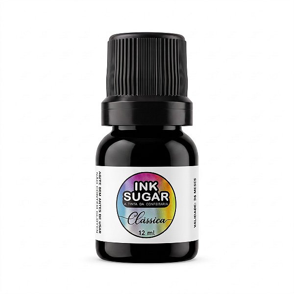 Tinta Ink Sugar - Preta - 12ml - Flexarte