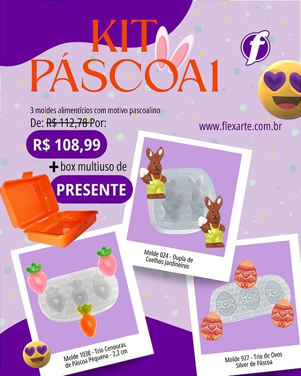KIT PÁSCOA 1 - FLEXARTE 2026
