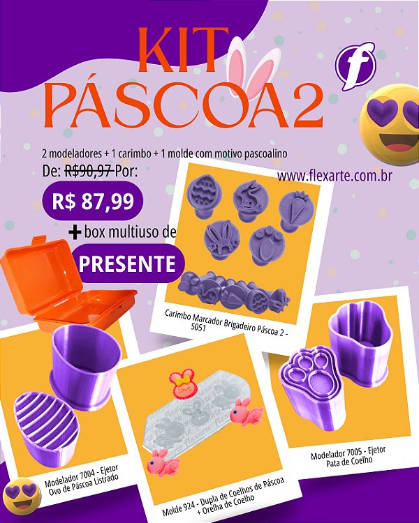 KIT PÁSCOA 2 - FLEXARTE 2026