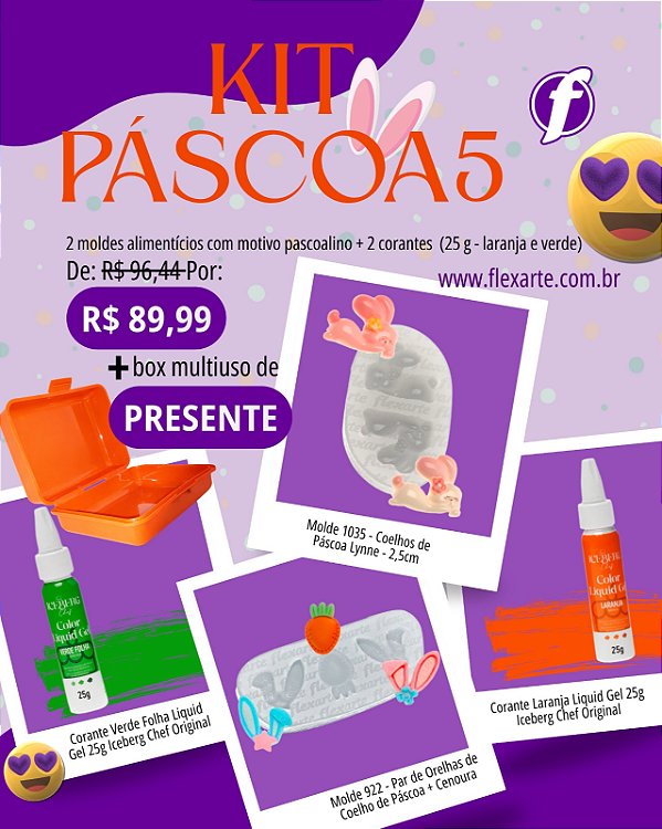 KIT PÁSCOA 5 - FLEXARTE 2026
