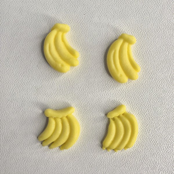 Molde de Silicone 1056 - Quarteto de Bananas Capivari 1,7cm
