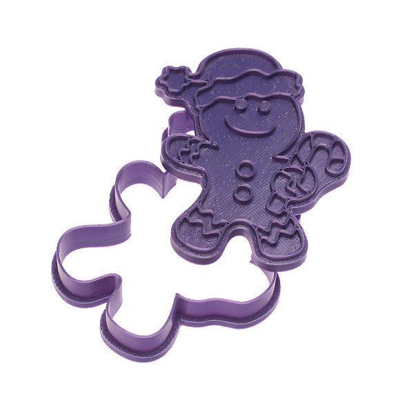 Cortador 8010 - Modelador Gingerbread de Natal - Flexarte