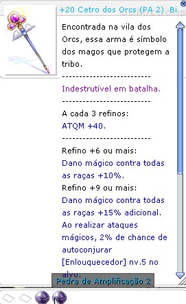 +20 Cetro dos Orcs [2] PA2 BI