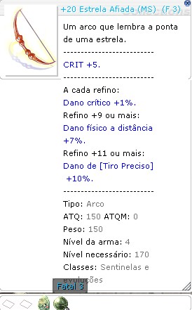 +20 Estrela Afiada M3