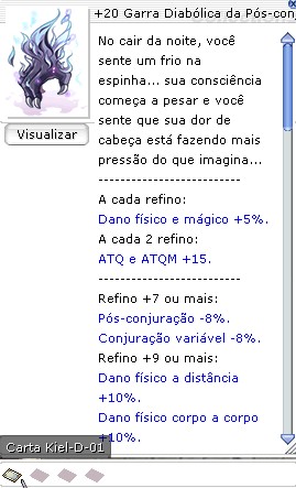 +20 Garra Diabólica da Pós-conjuração