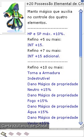+20 Possessão Elemental de Cristal