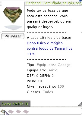 Cachecol Camuflado da pós-conjuração