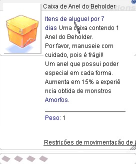 Caixa de Anel do Beholder