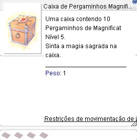 Caixa de Pergaminhos Magnificat