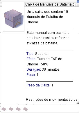 Caixa de Manuais de Batalha de Classe (10)