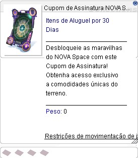 Cupom de Assinatura NOVA Space 30 Dias