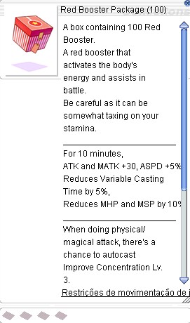 Red Booster Package (100)