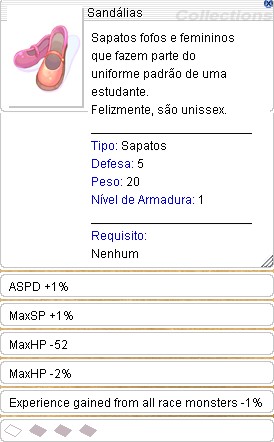 Sandálias (1) ASPD +1%