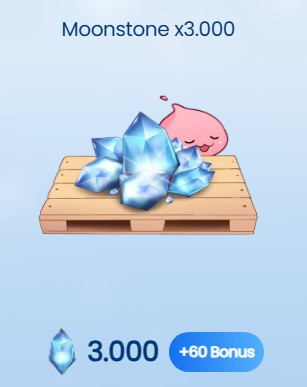 Moonstone x3,000 + 60 Bônus