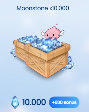 Moonstone x10,000 + 600 Bônus