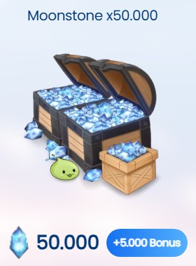 Moonstone x50,000 + 5,000 Bônus