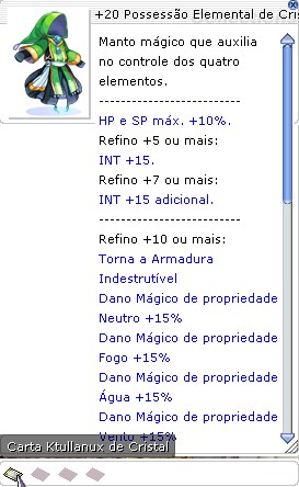 +20 Possessão Elemental de Cristal