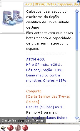 +20 [MEGA] Botas Espaciais da Perdição