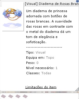 Diadema de Rosas Brancas