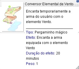 Conversor de Elemento Vento 50 unidades