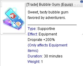 Bubble Gum Equip 200%