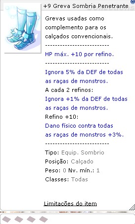 +9 Greva Sombria Penetrante