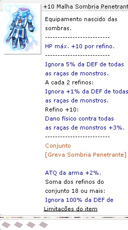 +10 Malha Sombria Penetrante