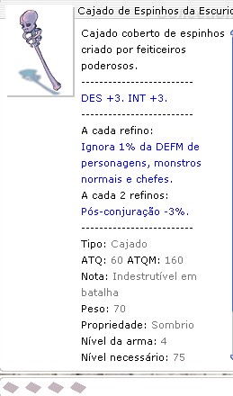 Cajado de Espinhos da Escuridão