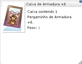 Pergaminho de Armadura +8