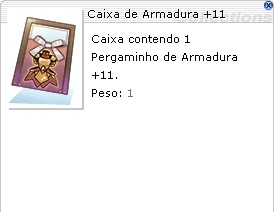 Pergaminho de Armadura +11