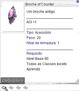 Broche Of Counter Carta Kobold