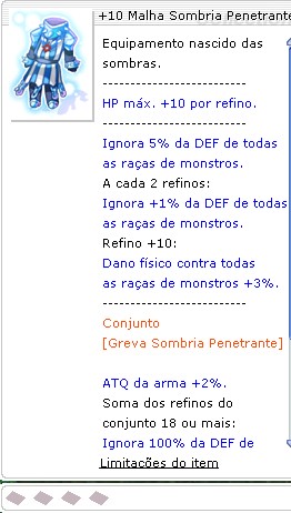 +10 Malha Sombria Penetrante