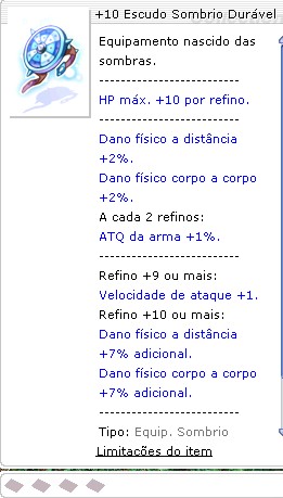 +10 Escudo Sombrio Durável