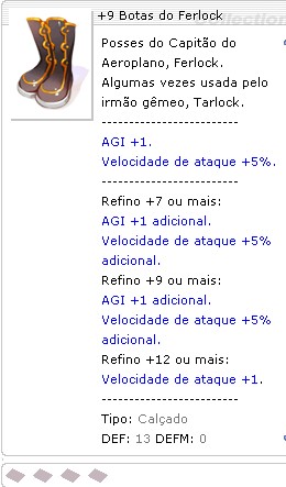 +9 Botas do Ferlock