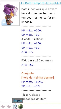 +9 Botas Temporais FOR G.AGI EL7