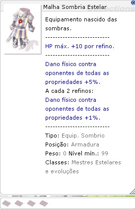 Malha Sombria de Mestre Estelar