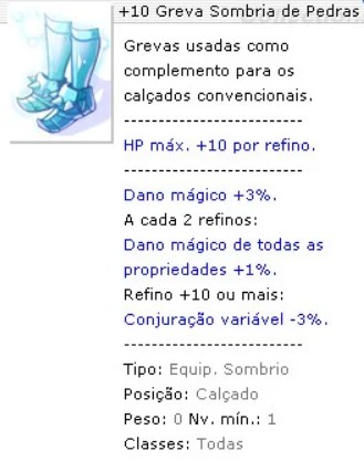 +10 Greva Sombria de Pedras Preciosas