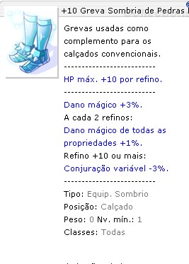 +10 Greva Sombria de Pedras Preciosas