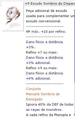 +9 Escudo Sombrio do Triplo