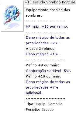 +10 Escudo Sombrio Pontual